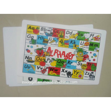 a to Z Alphabet PP Plastic Placemat for Kids